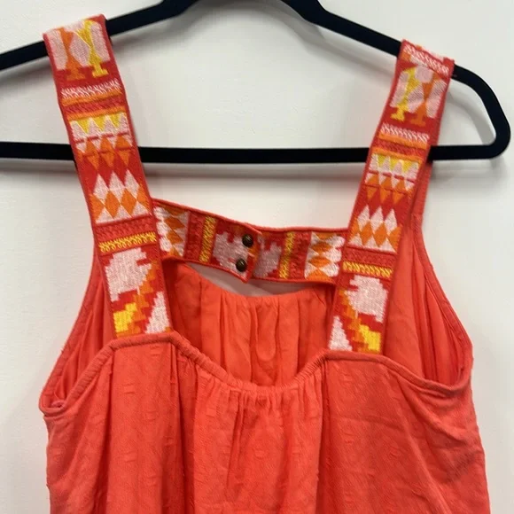 By Anthropologie coral embroidered tunic dress s - Picture 10 of 10